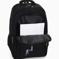 Рюкзак &laquo;СПОРТ&raquo;, со светоотражающими элементами, 37&times;17&times;54 см, 2 отдела, 3 кармана, чёрный