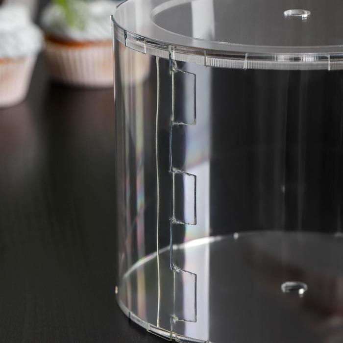 Фальшярус для торта, цилиндр, d=15 см, h=12 см, цвет прозрачный Фальшярус для торта, цилиндр, d=15 см, h=12 см, цвет прозрачный