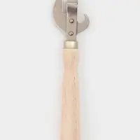Нож консервный с деревянной ручкой, с заклепками