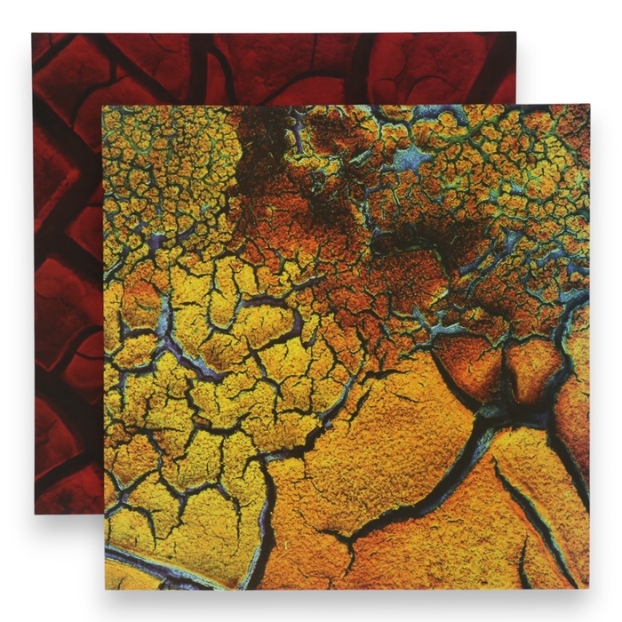 Фотофон двусторонний картон плотность 350 гр Фотофон двусторонний картон плотность 350 гр "Трещины" 50х50 см