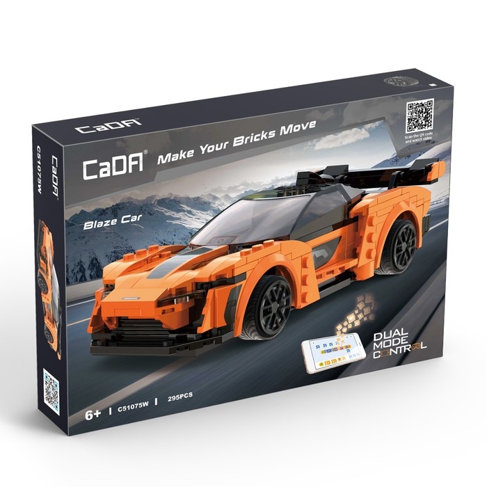 Конструктор радиоуправляемый «Спорткар», 295 деталей, 2 варианта управления Конструктор радиоуправляемый «Спорткар», 295 деталей, 2 варианта управления
