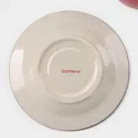 Чайная пара керамическая Доляна «Морской мир», чашка 200 мл, блюдце d=14,5 см, цвет красный Чайная пара керамическая Доляна «Морской мир», чашка 200 мл, блюдце d=14,5 см, цвет красный