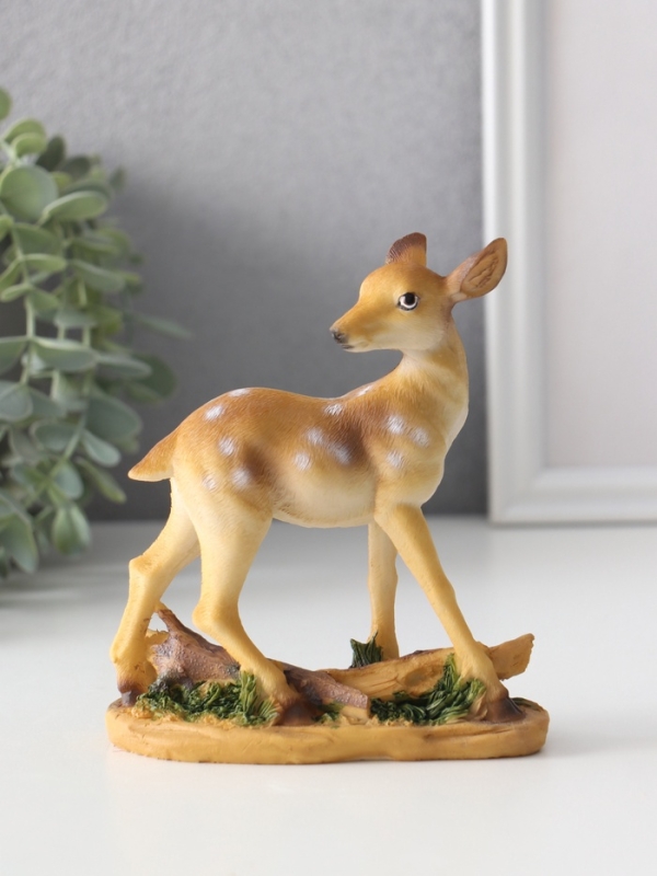 Сувенир полистоун "Оленёнок" МИКС 13х4,7х14 см