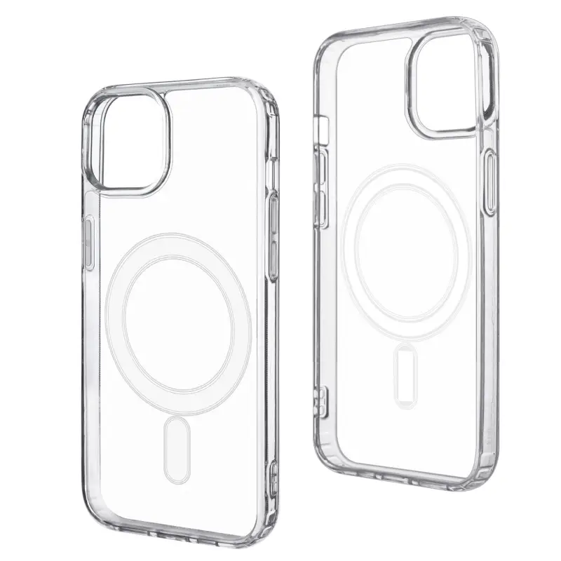 Чехол для iPhone 15 Plus Clear Case (MagSafe) в пакетике