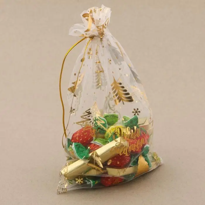 Мешочек подарочный органза «С Новым счастьем!», 10 х 12 см +/- 1.5 см Мешочек подарочный органза «С Новым счастьем!», 10 х 12 см +/- 1.5 см