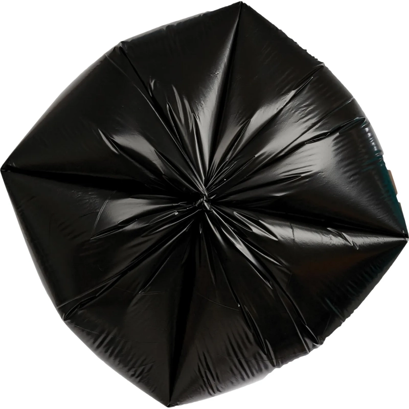 Мешки для мусора ПВД 220л 35мкм 10шт/рул черные 83х110см