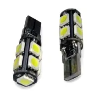 C011 T10 /белый/ (W2.1x9.5d) CANBUS 9SMD 5050, блистер 2 шт.