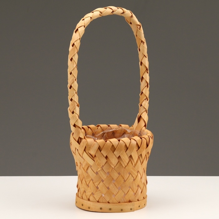 Корзина плетеная, 11 x 10,5/30 см, секвойя Корзина плетеная, 11 x 10,5/30 см, секвойя