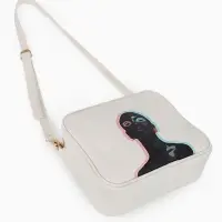 Сумка женская кросс-боди TEXTURA на молнии, 22&times;8&times;17 см, белая