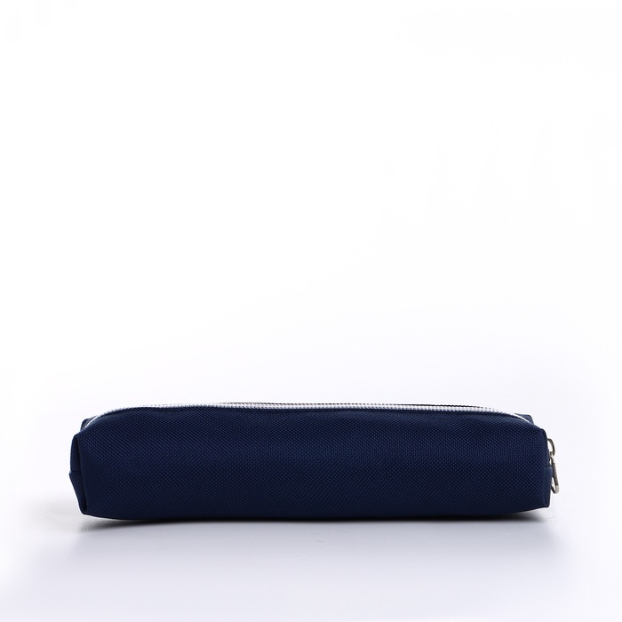 Косметичка-пенал на молнии, цвет синий Косметичка-пенал на молнии, цвет синий