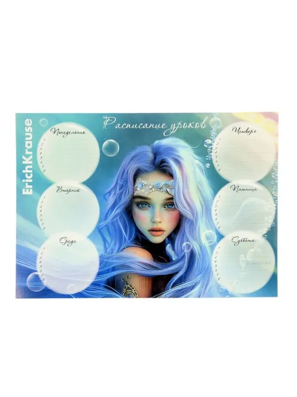Расписание уроков A4, ErichKrause Aquamarine