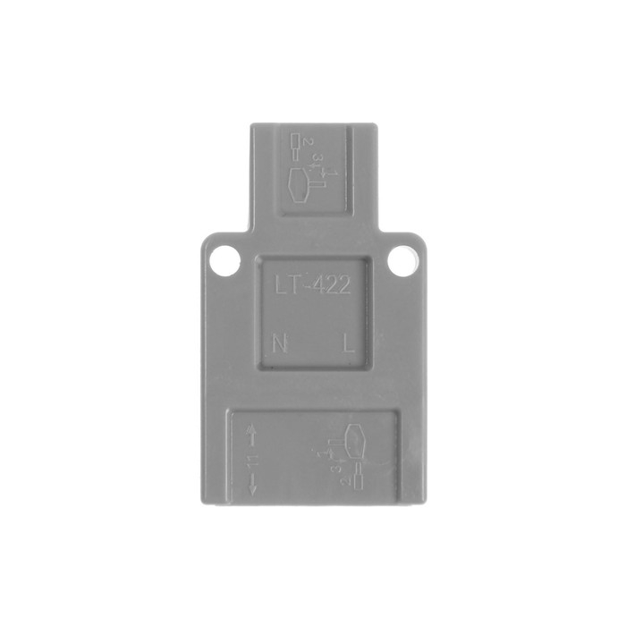 Клемма электрическая проходная, 32А, 0,08-4 мм2, фаза/ноль, 2 ввод 4 вывод, набор 10 шт