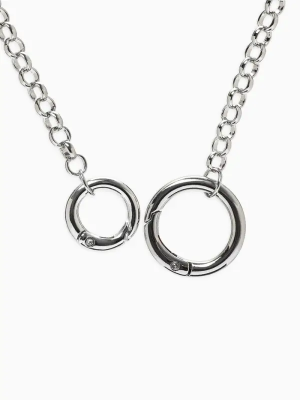Кулон &laquo;Цепь&raquo;, бесконечное сплетение, цвет серебро, L=45 см