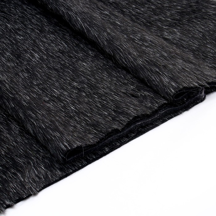 Лоскут «Мех» на трикотажной основе, 100 × 150 см, цвет меланж серый Лоскут «Мех» на трикотажной основе, 100 × 150 см, цвет меланж серый