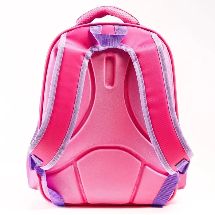 Рюкзак школьный для девочки, розовый, 39 см &times; 30 см &times; 14 см, Минни Маус и единорог