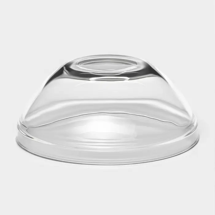 Салатники Доляна &laquo;Классика&raquo; с крышками, набор 5 шт.: 900/500/350/200/130 мл, стекло, голубые