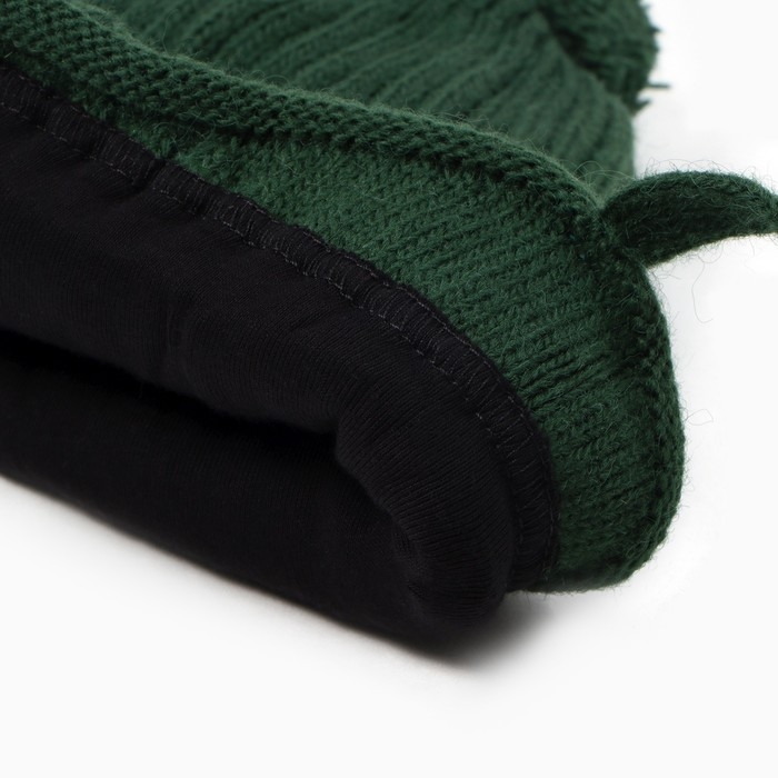 Шапка детская, цвет зеленый, размер 52-54 Шапка детская, цвет зеленый, размер 52-54