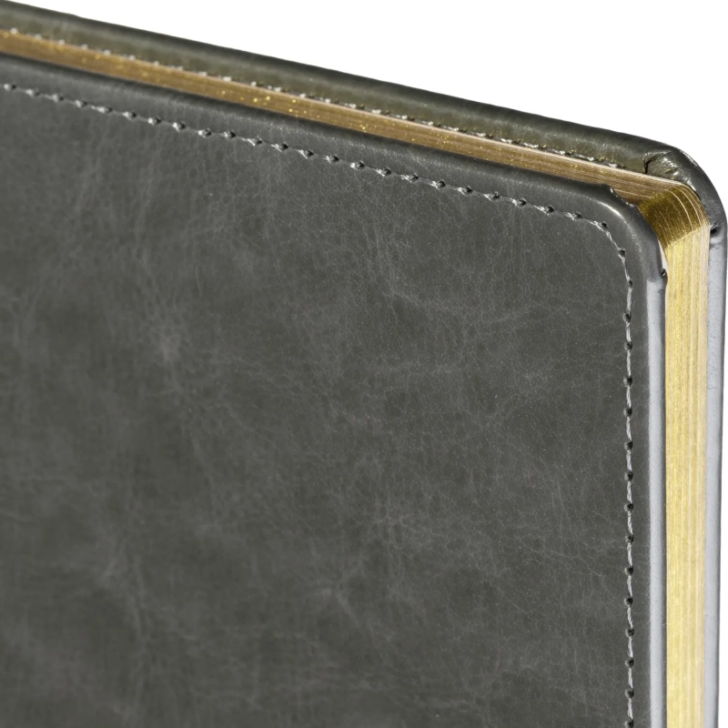 Ежедневник недатированный серый,А5,145х205мм,136л, Sidney NEBRASKA 3-128/09