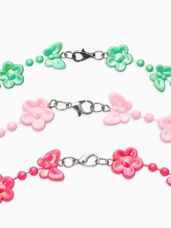 Бусы детские Выбражулька «Бабочки», 40 см, цвет МИКС Бусы детские Выбражулька «Бабочки», 40 см, цвет МИКС