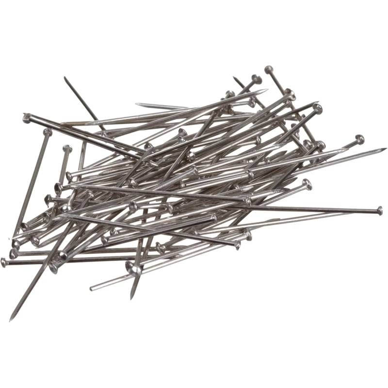 Булавки унив. ник. Attache, 24 мм, 500 штук, в картонной коробке