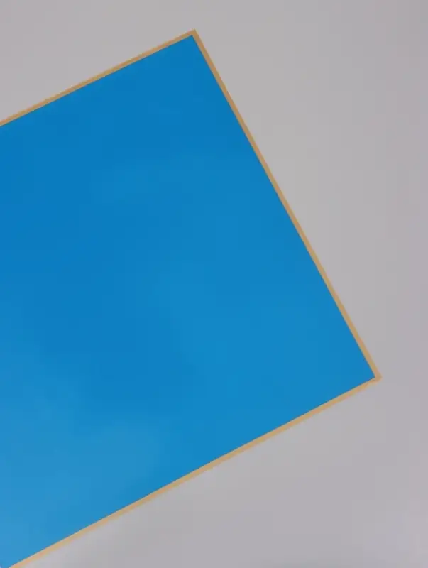 Пленка флористическая для цветов, &laquo;Бронзовая полоса&raquo;, синяя, 57&times;57 см