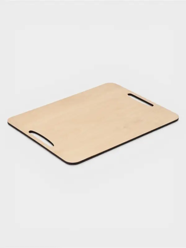 Доска разделочная с ручками Дарим Красиво &laquo;Спил&raquo;, 36&times;28 см, дерево, коричневая