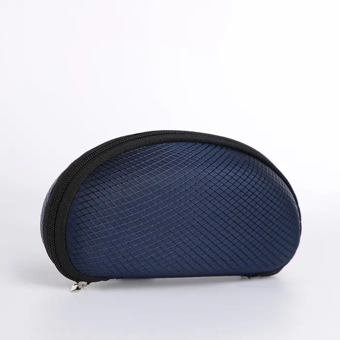 Футляр для очков на молнии, длина 17 см, цвет синий Футляр для очков на молнии, длина 17 см, цвет синий
