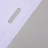 Пакет с вырубной усиленной ручкой ПВД 40х50 45 мкм Лавандовый