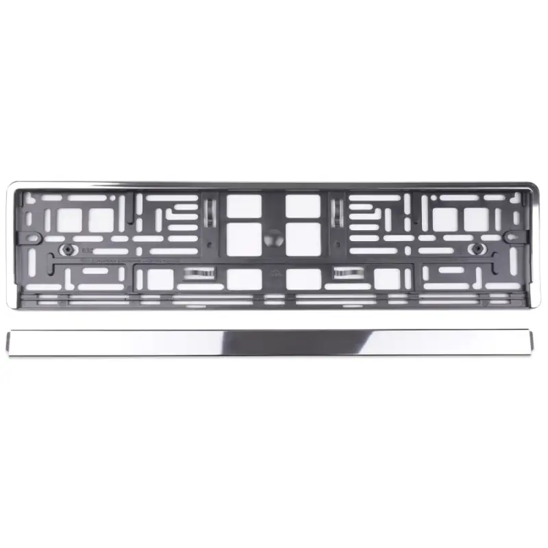 Рамка под номерной знак хром AVS RN-12