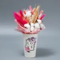 Стакан для цветов влагостойкий &laquo;Рамка&raquo;, 400 мл