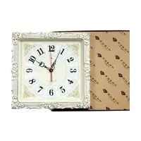 Часы настенные интерьерные &laquo;Барака&raquo;, бесшумные, плавный ход, 38&times;38 см, белые, золотистые