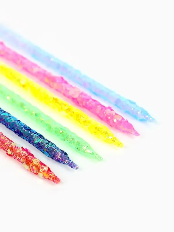 Свечи для торта "Сияние" набор 6 штук