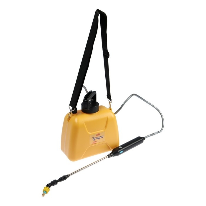 Опрыскиватель аккумуляторный ТУНДРА, 4 В, 2.4 Ач, 5 л, 0.8 л/мин, 1 насадка, Type-C Опрыскиватель аккумуляторный ТУНДРА, 4 В, 2.4 Ач, 5 л, 0.8 л/мин, 1 насадка, Type-C