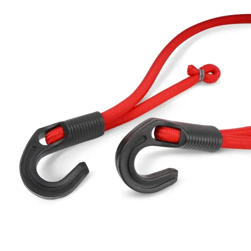 Резинка крепления груза 80 см х 8 мм, 2 шт (пластик.крючки) AVS TL-03