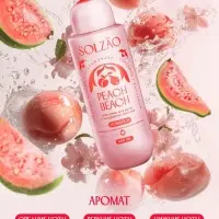 Гель-уход для душа Solzao peach beach, 400 мл
