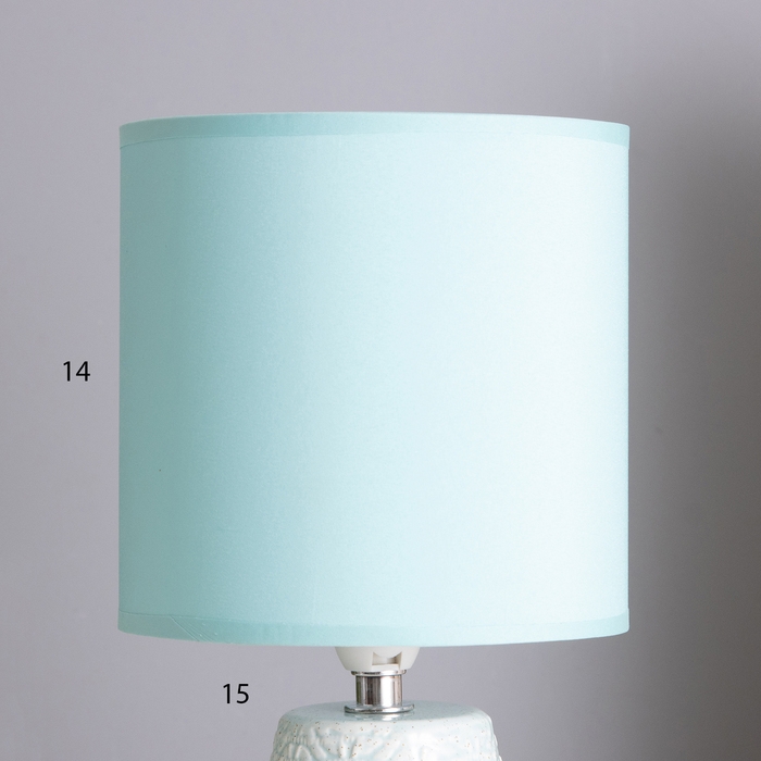 Лампа настольная Лампа настольная "Бланка" 1х40Вт Е14 зеленый 14х14х29см