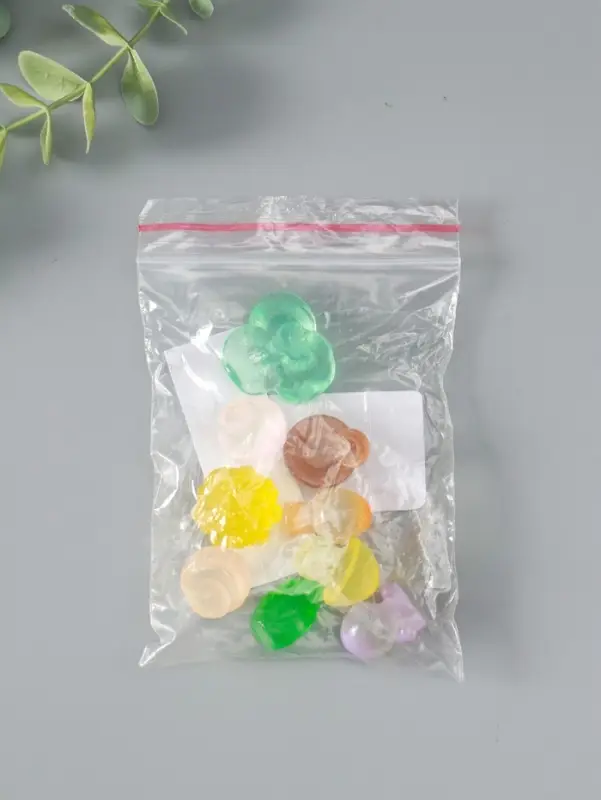 Сувенир эпоксидная смола флюоресцентный Сувенир эпоксидная смола флюоресцентный "Грибочки" набор 9 шт 1х2,4 см