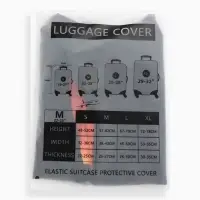 Чехол для чемодана &laquo;Корги&raquo;, 24", чёрный