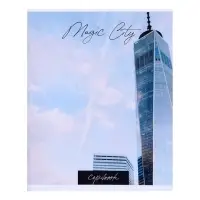 Тетрадь 48 листов в клетку Calligrata «Города», обложка мелованный картон, серые листы, МИКС Тетрадь 48 листов в клетку Calligrata «Города», обложка мелованный картон, серые листы, МИКС