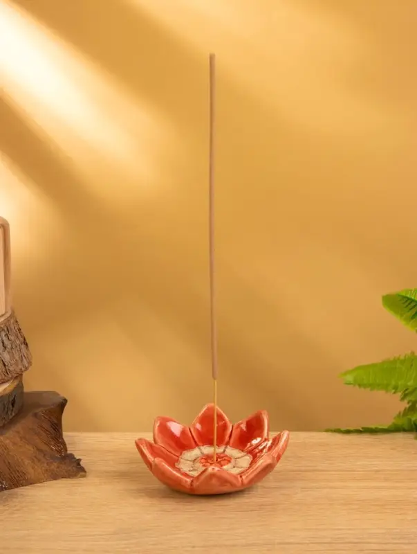 Подставка под благовония  Подставка под благовония "Цветок лотоса" керамика, цв. МИКС, 9,5х9,5х3 см