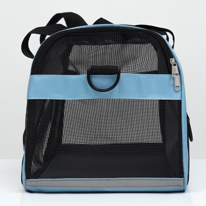 Сумка-переноска сетчатая,53 х 26 х 34 см, голубая Сумка-переноска сетчатая,53 х 26 х 34 см, голубая