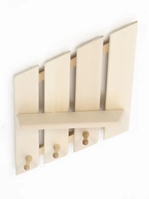 Полка - вешалка "Зебра" 3 крючка 33х51х10 см