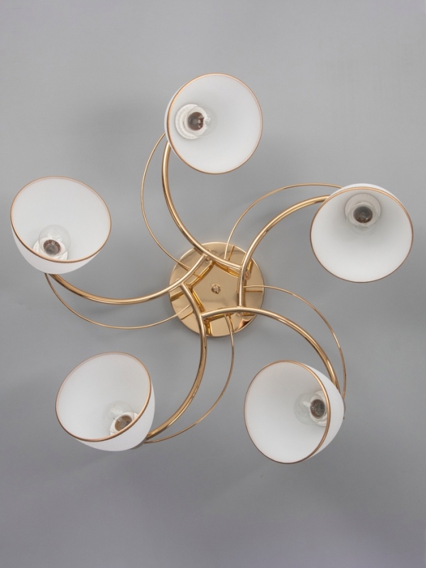 Люстра Люстра "Андер" 5хЕ27 40Вт золото 44х44х24 см