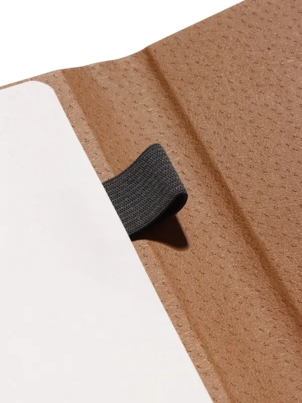 Ежедневник недатированный формат А5, с клапаном, 96л, линия, пвх, Серый Ежедневник недатированный формат А5, с клапаном, 96л, линия, пвх, Серый