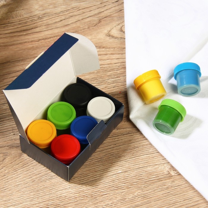 Набор художественной гуаши 6 цветов 17 мл ARTLAVKA Набор художественной гуаши 6 цветов 17 мл ARTLAVKA