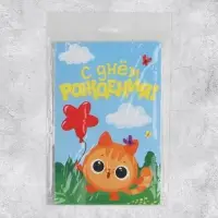 Открытка объемная «С Днём рождения», 12×18 см