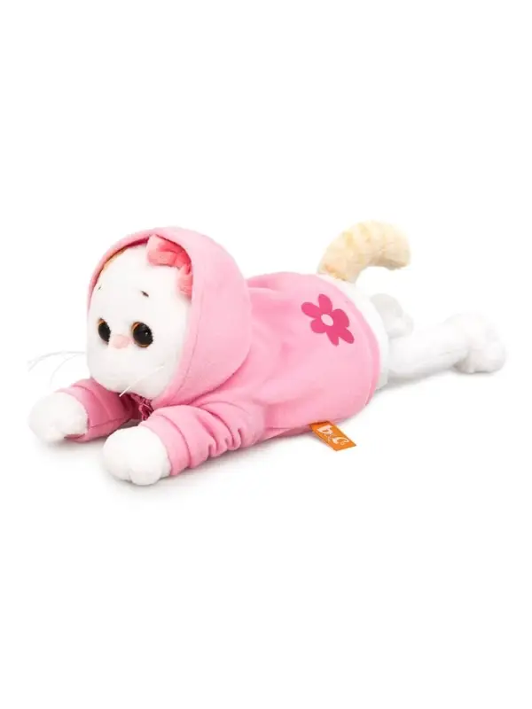 Мягкая игрушка &laquo;Кошечка Ли-Ли&raquo; в худи с цветочком, 18 см