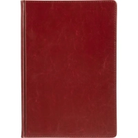 Ежедневник недатированный ,А4,,136л,Sidney Nebraskaбордо 3-539/01