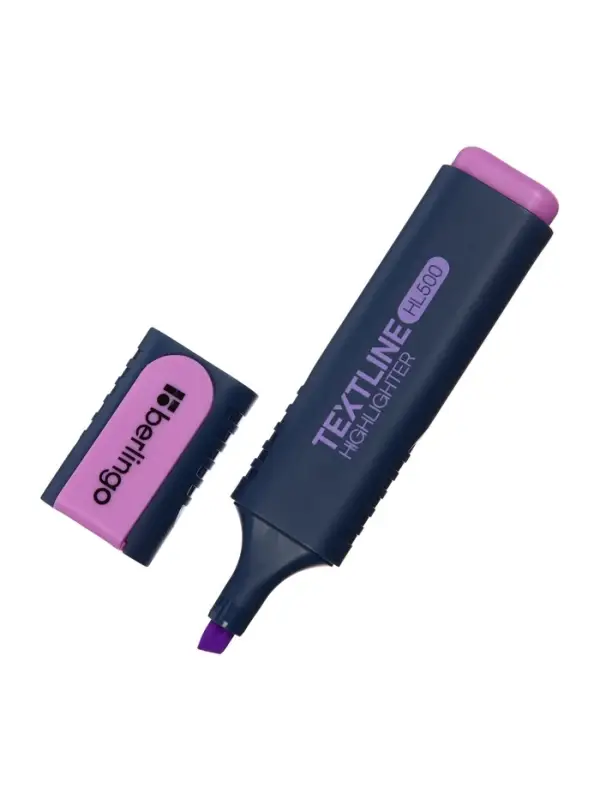 Набор маркеров-текстовыделителей Berlingo, 6 цветов, скошенный наконечник, узел 5 мм