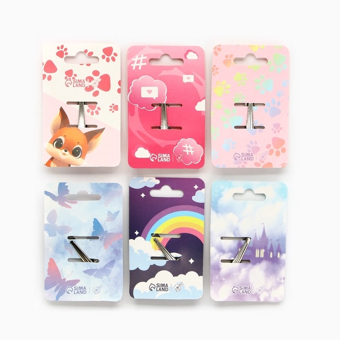 Заколка для волос «Для девочки» детская, микс Заколка для волос «Для девочки» детская, микс